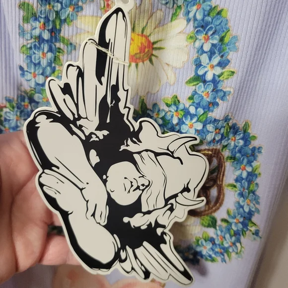 BOYS LIE, Floral Heart Graphic Maxi Dress - Picture 7 of 8